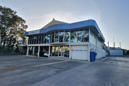 SIEBTECHNIK-TEMA Head Office Revesby-Sydney, Australia Building with SIEBTECHNIK-TEMA logo